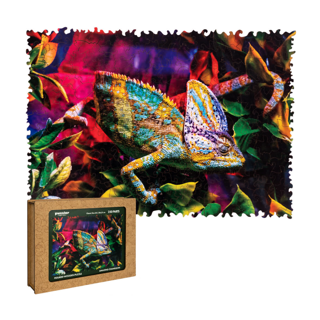 Woodlika - Wholesale Puzzle - Adult - Chameleon Wild Nature Puzzle (250 pieces)
1