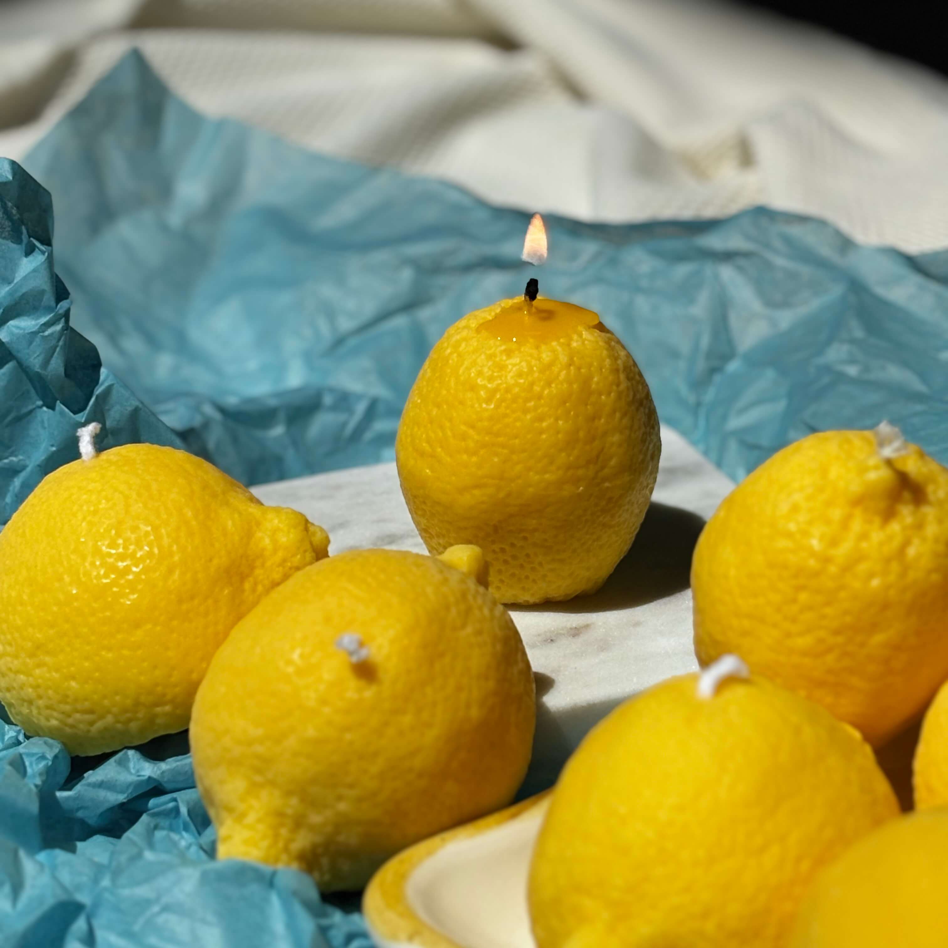 OH MY BOX - Wholesale Pillar Candle - Lemon Candle | Fruit Candle | Kitchen Decor9