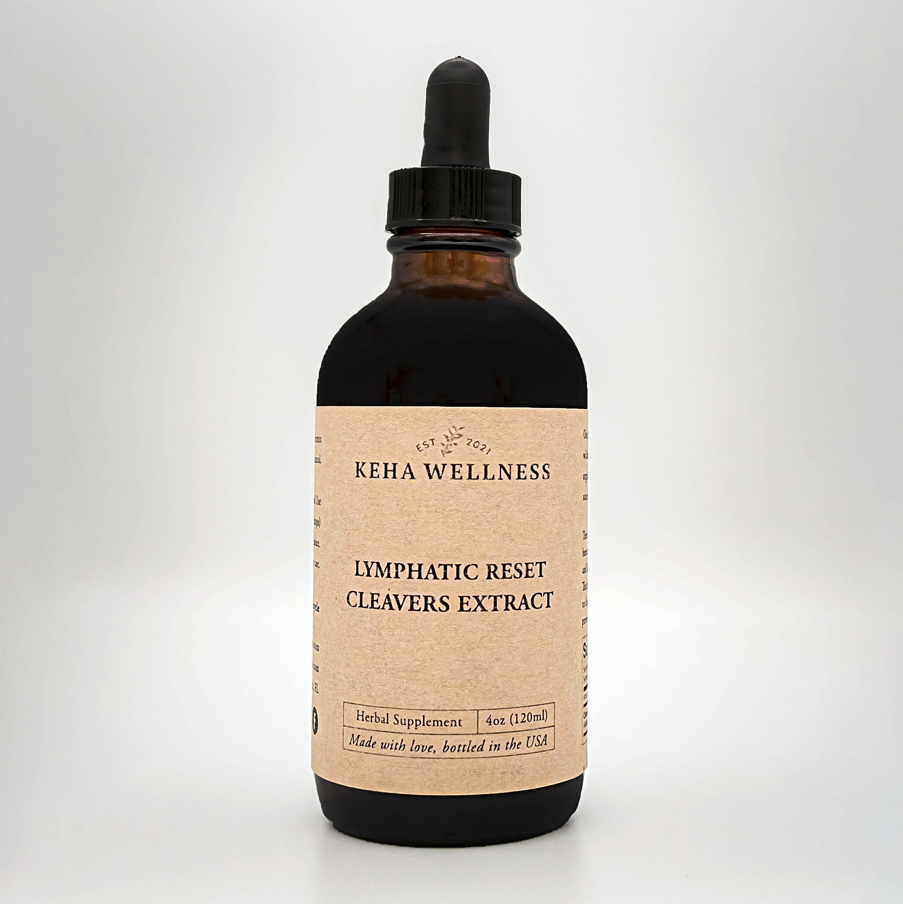 Keha Wellness - Wholesale Tincture - Lymphatic Reset - Cleavers Tincture - Herbal Extract6