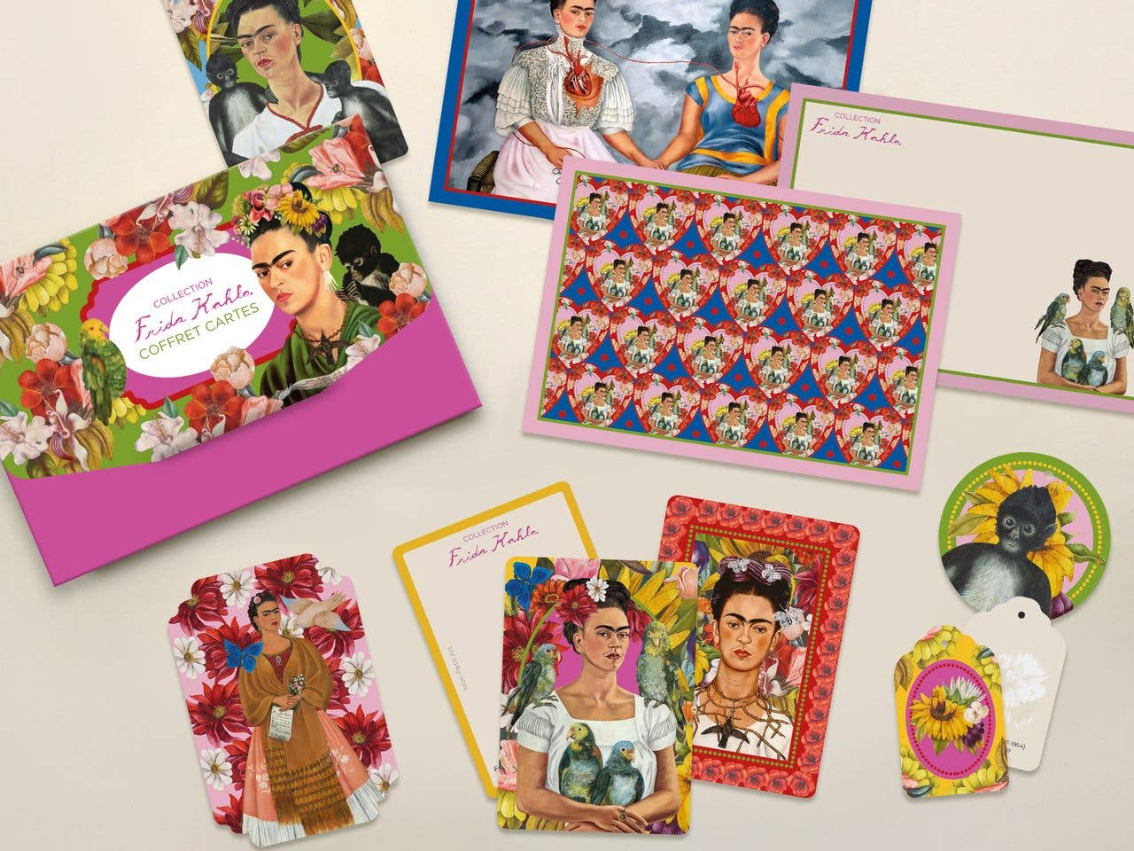 Mon Petit Art - Wholesale Stationery/Notecard Set - Coffret Cartes Frida Kahlo2