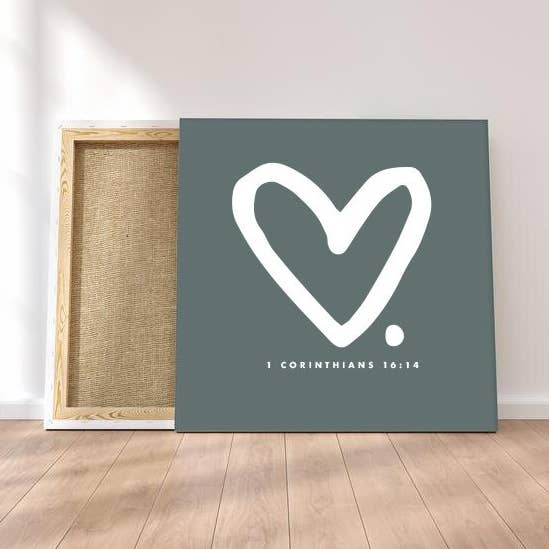 Gör allt i kärlek Canvastryck för wholesale av Godly Gorgeous