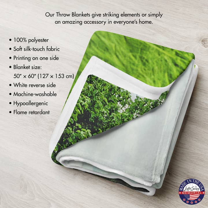 LifeSong Milestones - Wholesale Throw Blanket - Condolence Nature's Memorial Blanket: A Limb Has Fallen