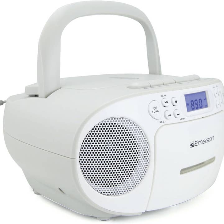 JupiterGear Home - Wholesale Speakers - Emerson Portable CD/Cassette Boombox with AM/FM Radio9
