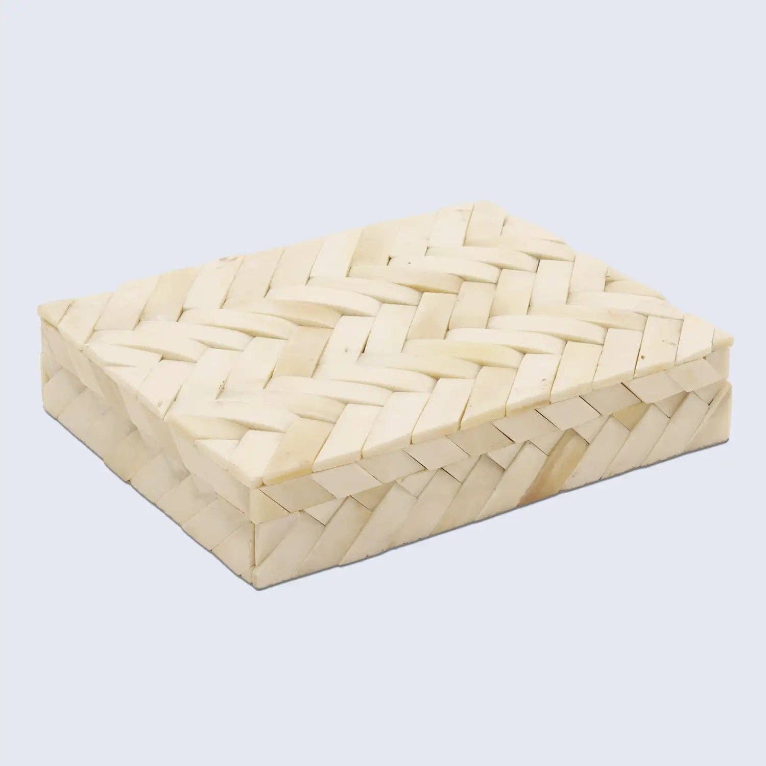 Muqeem & Brothers - Wholesale Decorative Box - Ivory Braid Bone Inlay Decorative Storage Box Design1