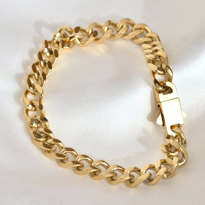 Heren Curb Schakelarmband - Cubaanse Schakelarmband voor Mannen voor wholesale door Blueyejewelry