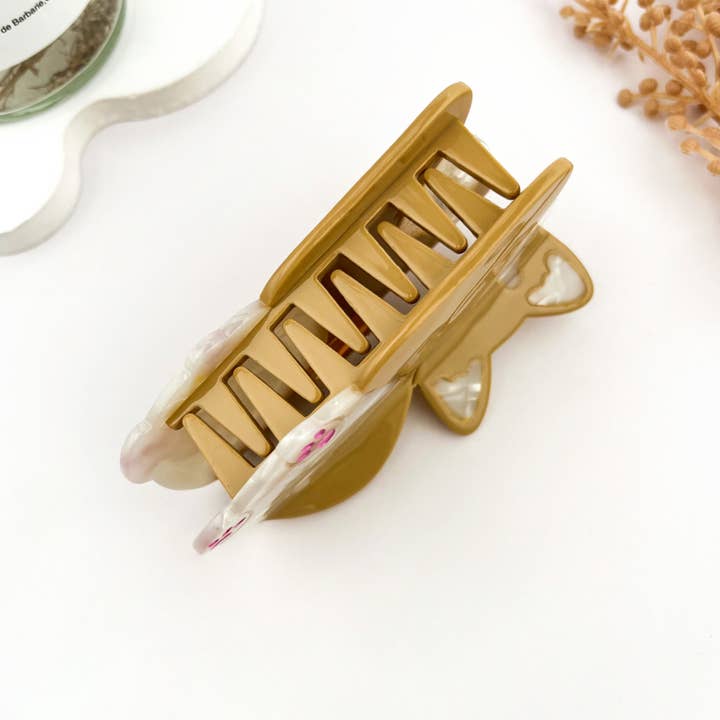 Brown Verspielte Corgi Acetat Tier-Haarspange für den Großhandel auf Faire4