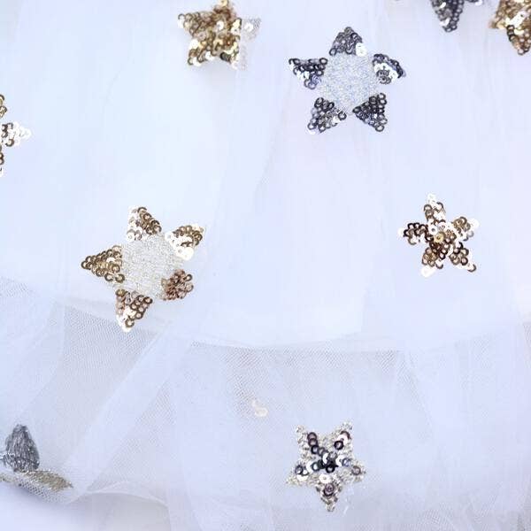 Doe a Dear - Wholesale Tutu - Kids - A85 81352 Sequin Star Tutu Skirt (2 Colors)3