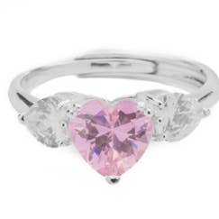 VERSTELLBARER HERZ-TRILOGIE-RING für den Großhandel von Feelings Jewels