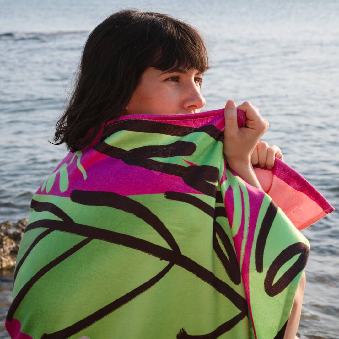 Redy. - Wholesale Beach Towel - Drip Me Baby Illustrated Beach Towel (70x140cm)1