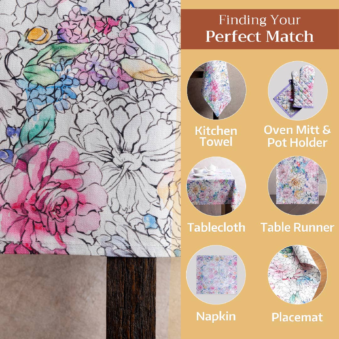 Maison d'Hermine - Design in Every Thread - Wholesale Apron - Apron 100% Cotton - Spring/Summer - Floral Love5