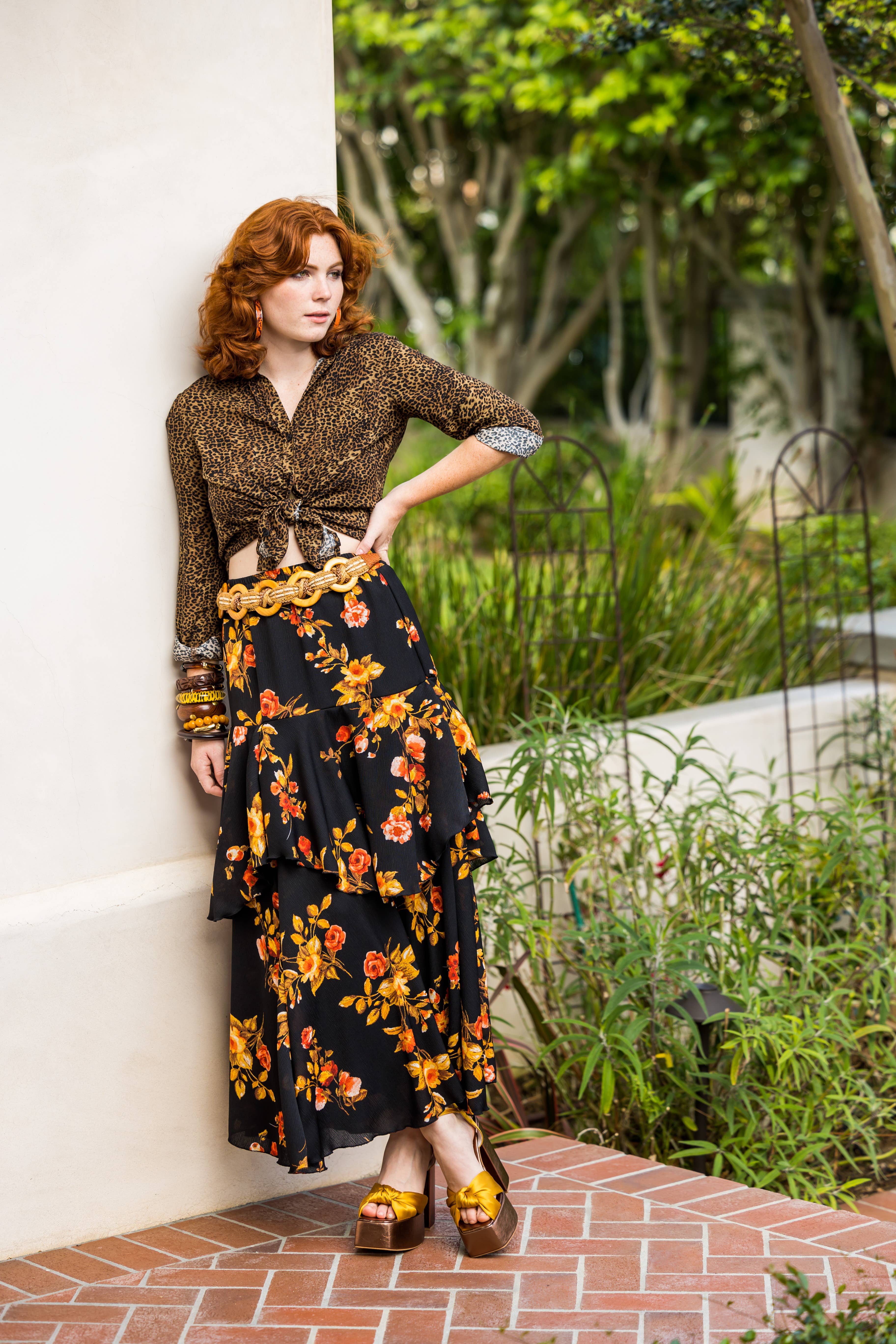 Jennafer Grace - Wholesale Skirt - Women's - Amber Fleur Seraphim Skirt2