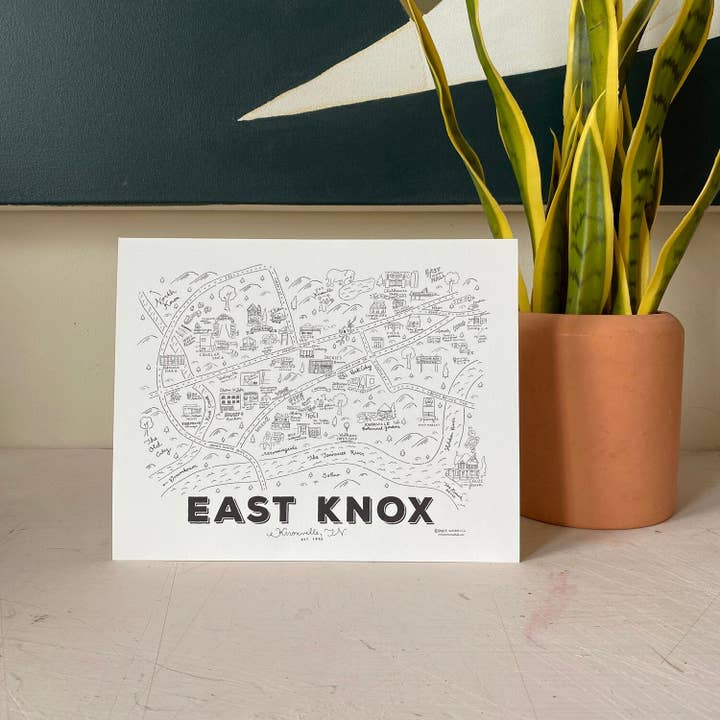 East Knox - Print - 8x10" for wholesale by Paris Woodhull Illustrations