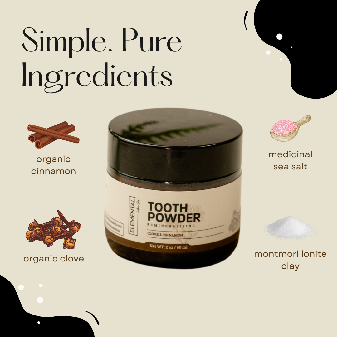 Elemental Wellness | Soap & Toxin-Free Living - Wholesale Toothpaste - Remineralizing Tooth Powder | Fluoride-Free Oral Care3