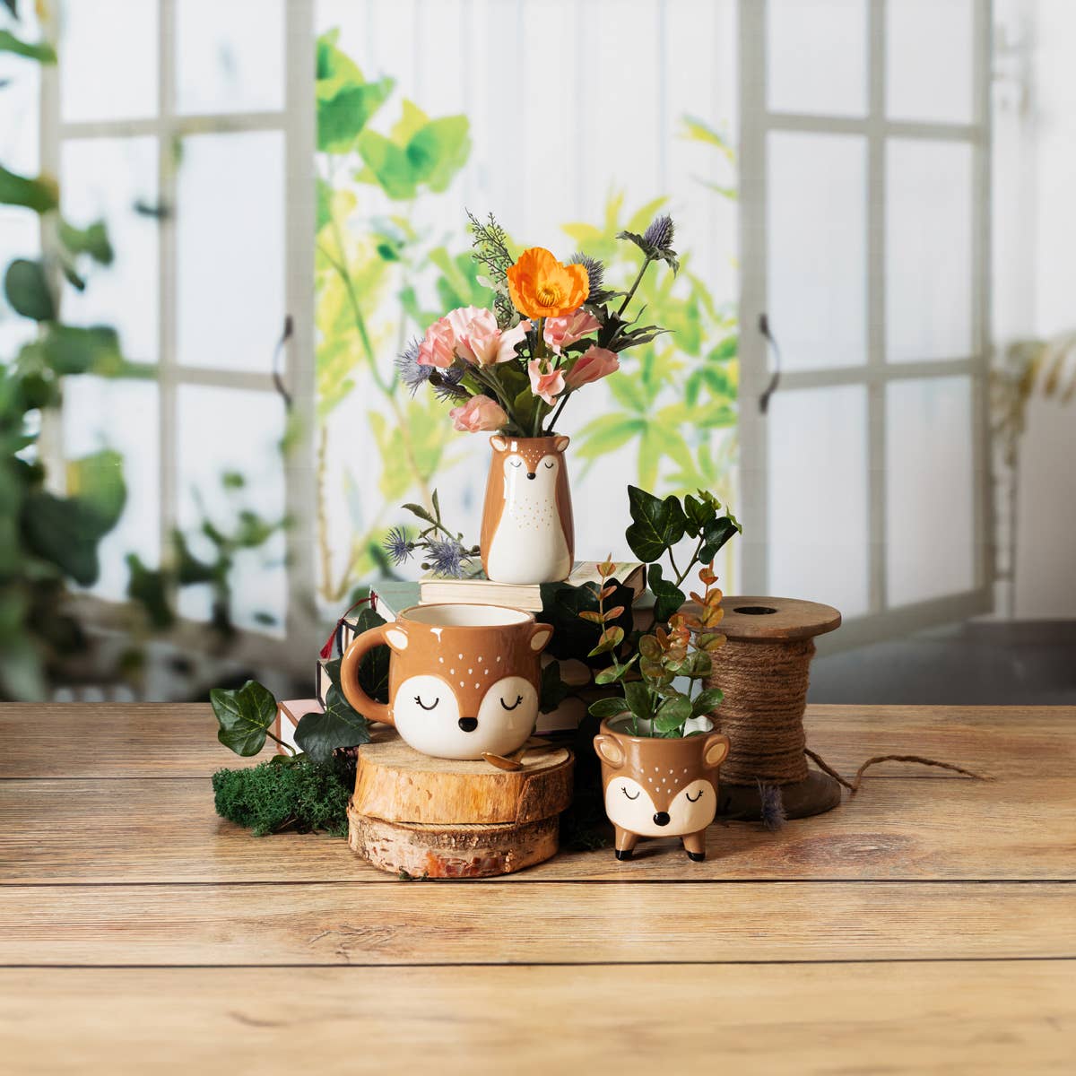 Sass & Belle Europe – wholesale Kaffekoppar – Kopp med hjortmotiv1