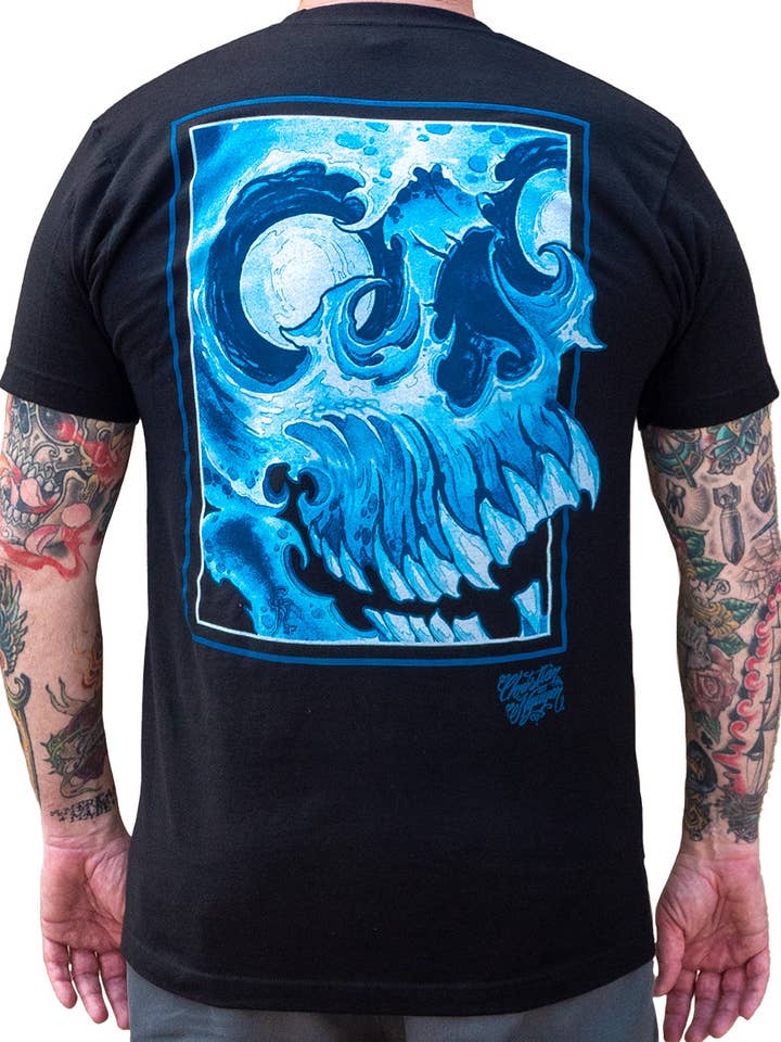 Nguyen Skull - Herren Grafik-T-Shirt für den Großhandel von Black Market Art