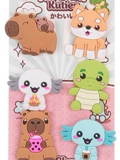 KIDDY-MOOV - Wholesale Shoe Accessories - Kids & Baby - Set of 6 Kawaii Kuties shoe charms7