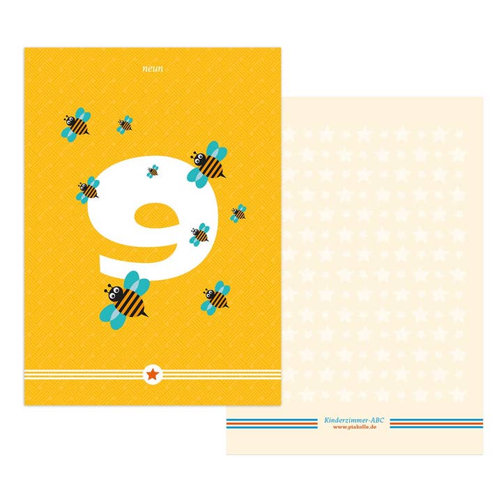 My Cute Monsters - Wholesale Birthday Card - ninth birthday greeting card1