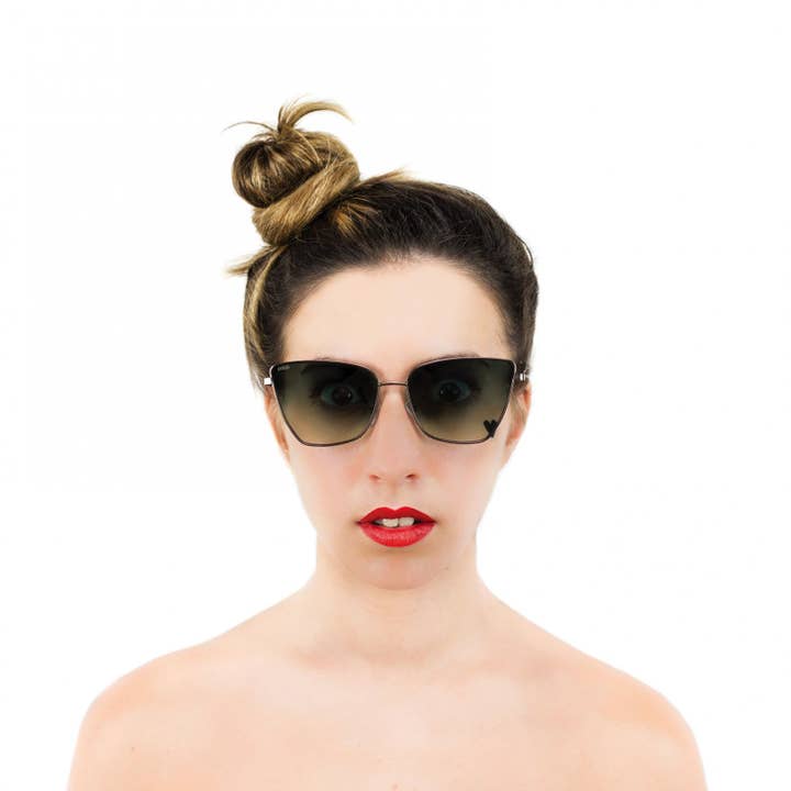 dp69 - Venta al por mayor Gafas de sol - Mujer - Gafas de sol tipo mariposa para mujer con lentes espejadas