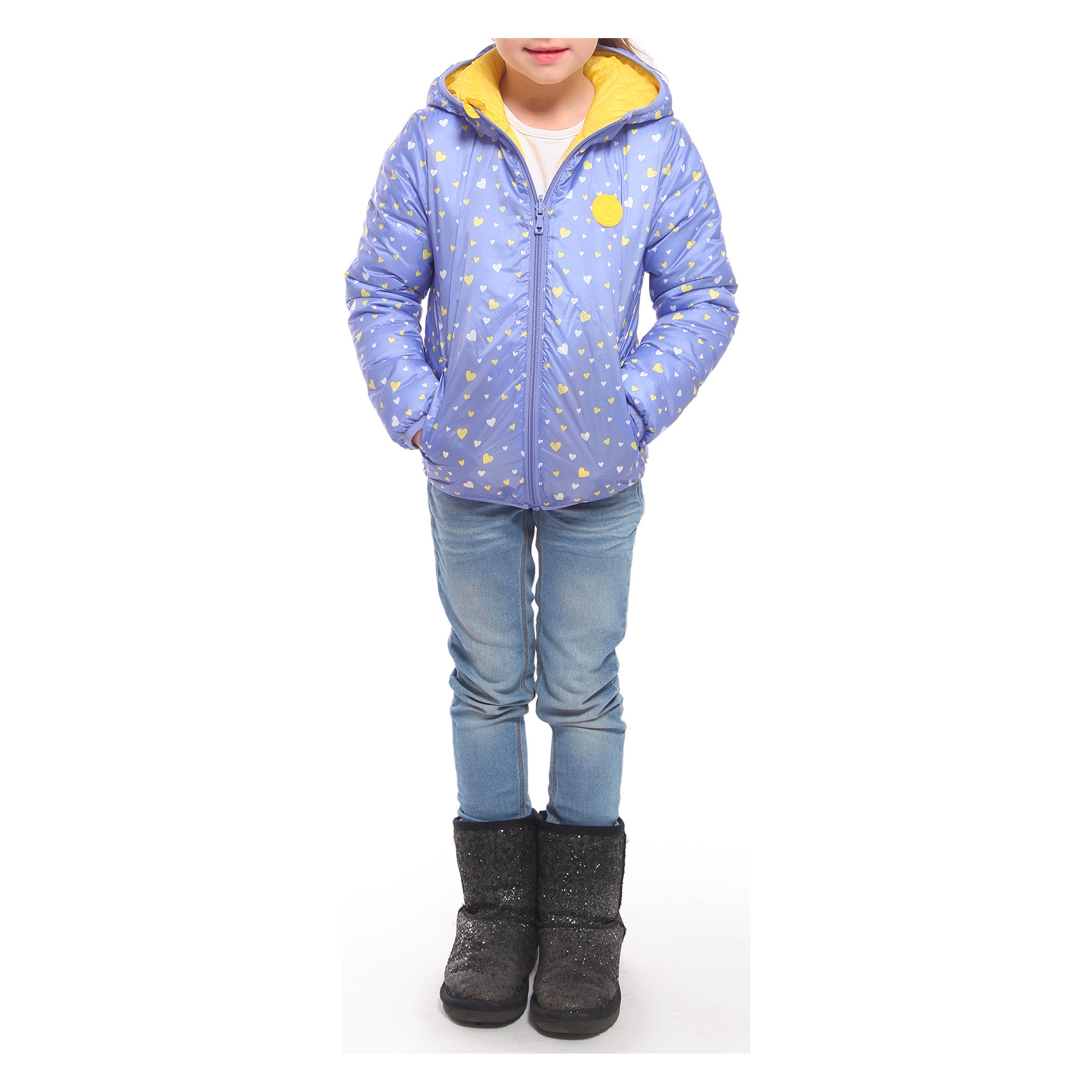 Rokka & Rolla - Wholesale Puffer Jacket - Kids - Girls' Reversible Light Puffer Jacket Coat58