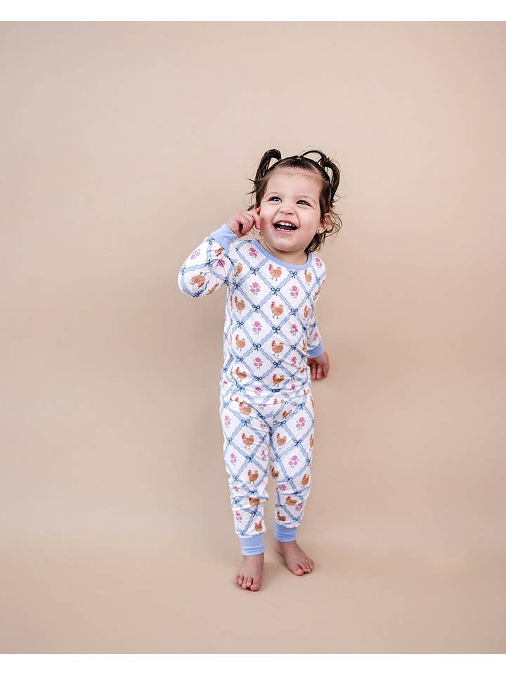 Lucky Panda Kids - Wholesale Top & Pant Set - Kids - Bamboo Two Piece Set | Chickens & Flowers8
