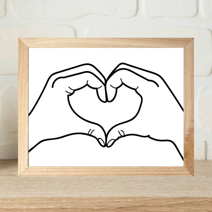 Art 5 x 7 | Cœur + Main pour la vente par Beautifully Made Fair Trade