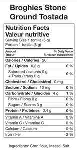 Broghies - Wholesale Bread/Tortilla - Broghies Corn 75G2