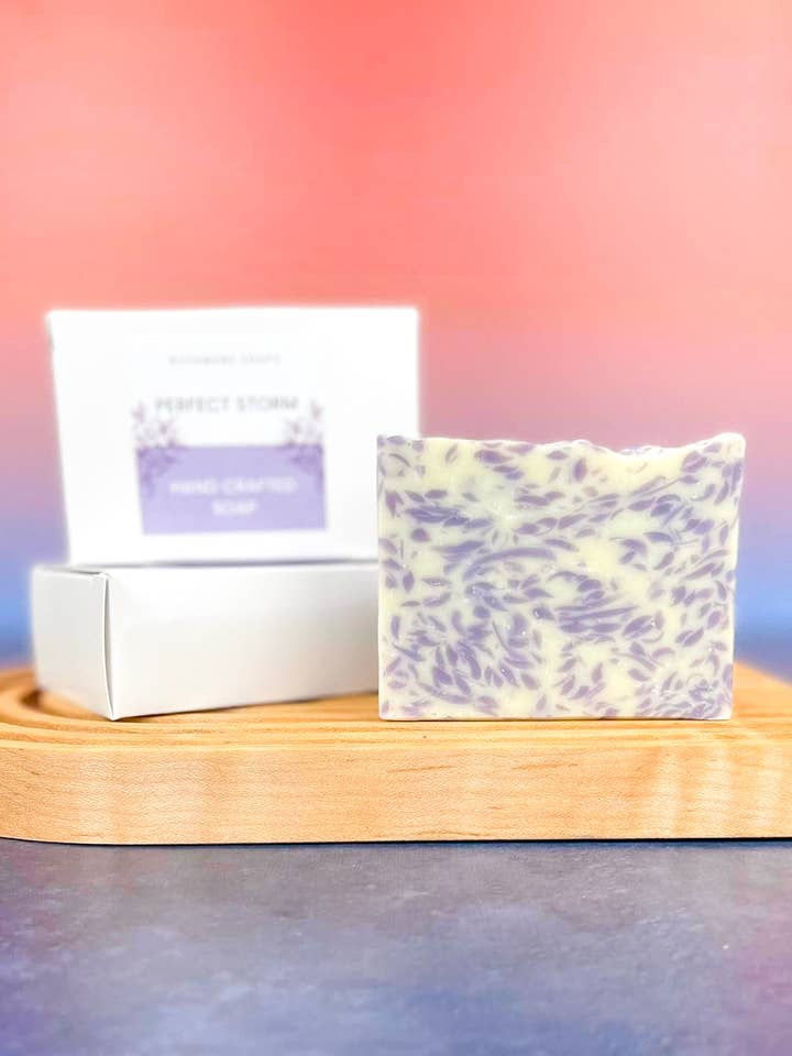 Handmade Artisan Soap Scented in Perfect Storm for wholesale by Rushmere Soaps