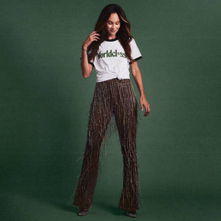 T-shirt Ringer de Mulher por atacado de Worldclass Clothing