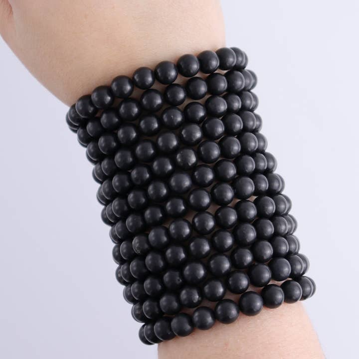 Mi Esperanza Minerals - Wholesale Beaded Bracelet - One Shungite Bracelet2