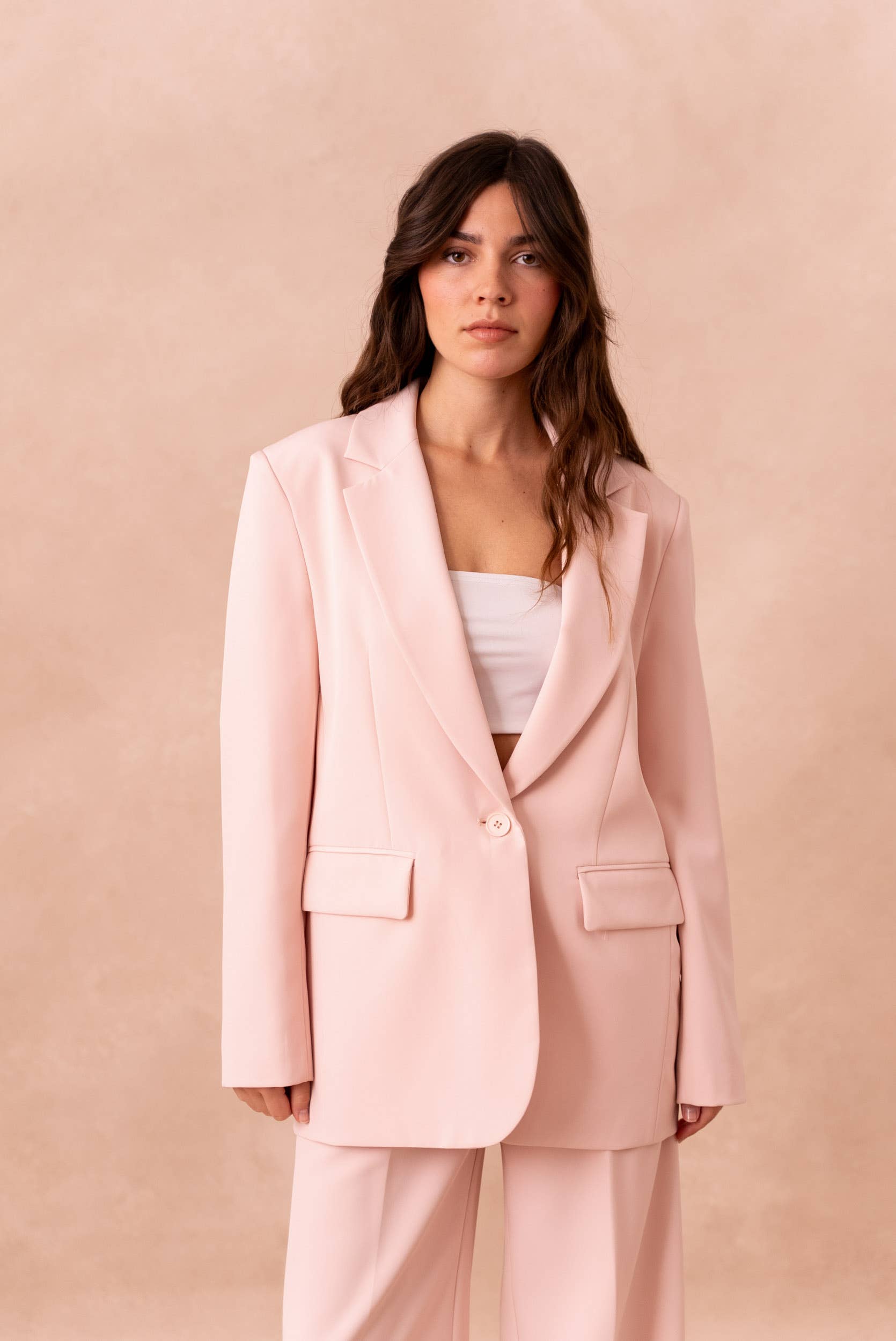 Attentif Paris - Wholesale Suit Jacket - Women's - [Timeless] Solid oversized jacket timeless27