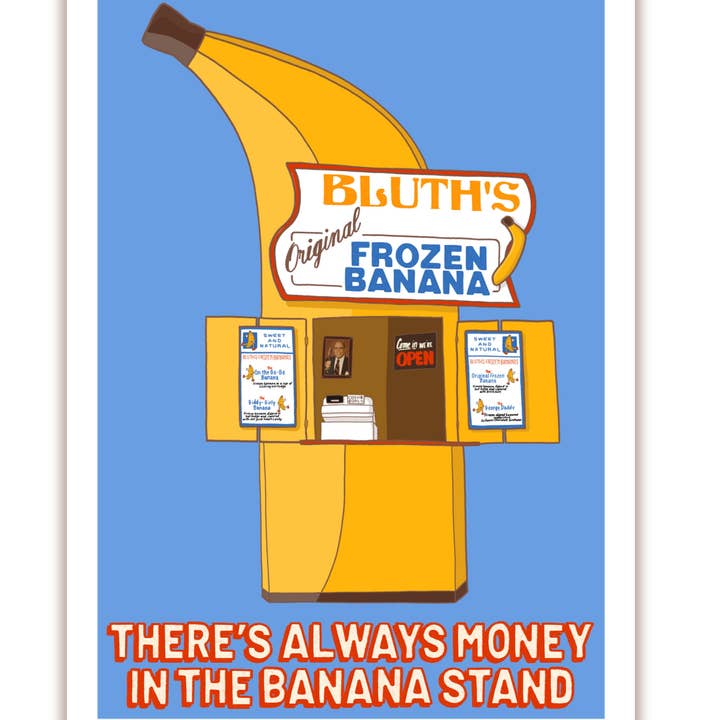 Arrested Development | Bluth’s Banana Stand | Birthday Card for wholesale by GoochDoods