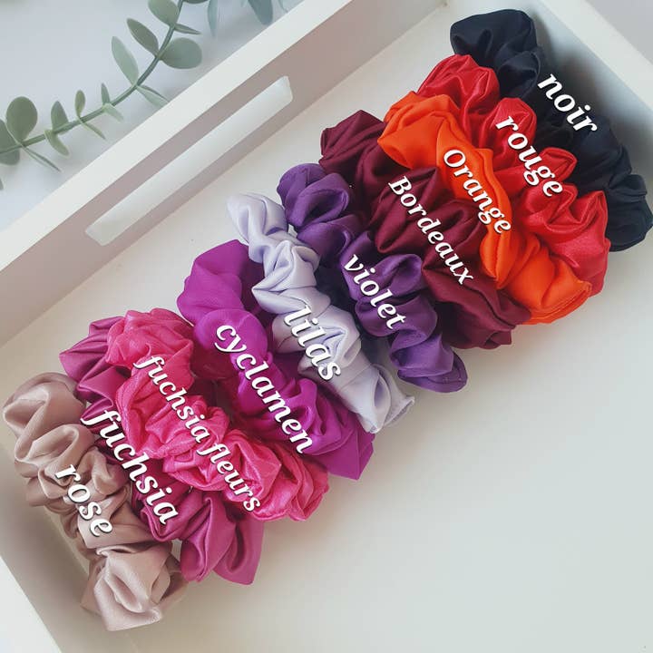 Mini Satin Hårsnodd Bröllop för wholesale av MlleChouChou