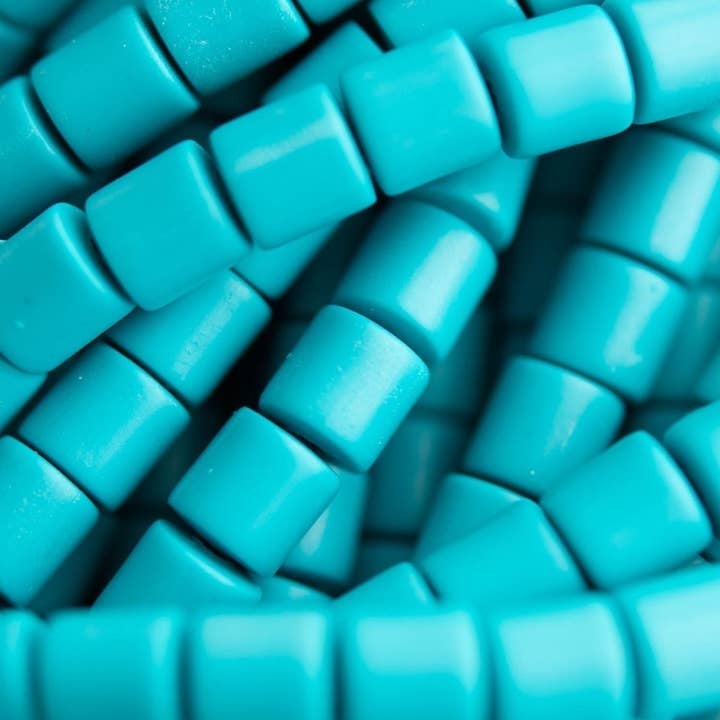Cara & Co Silicone Craft Supply - Wholesale Beads - Polymer Clay Cylinder Heishi Bead Strands