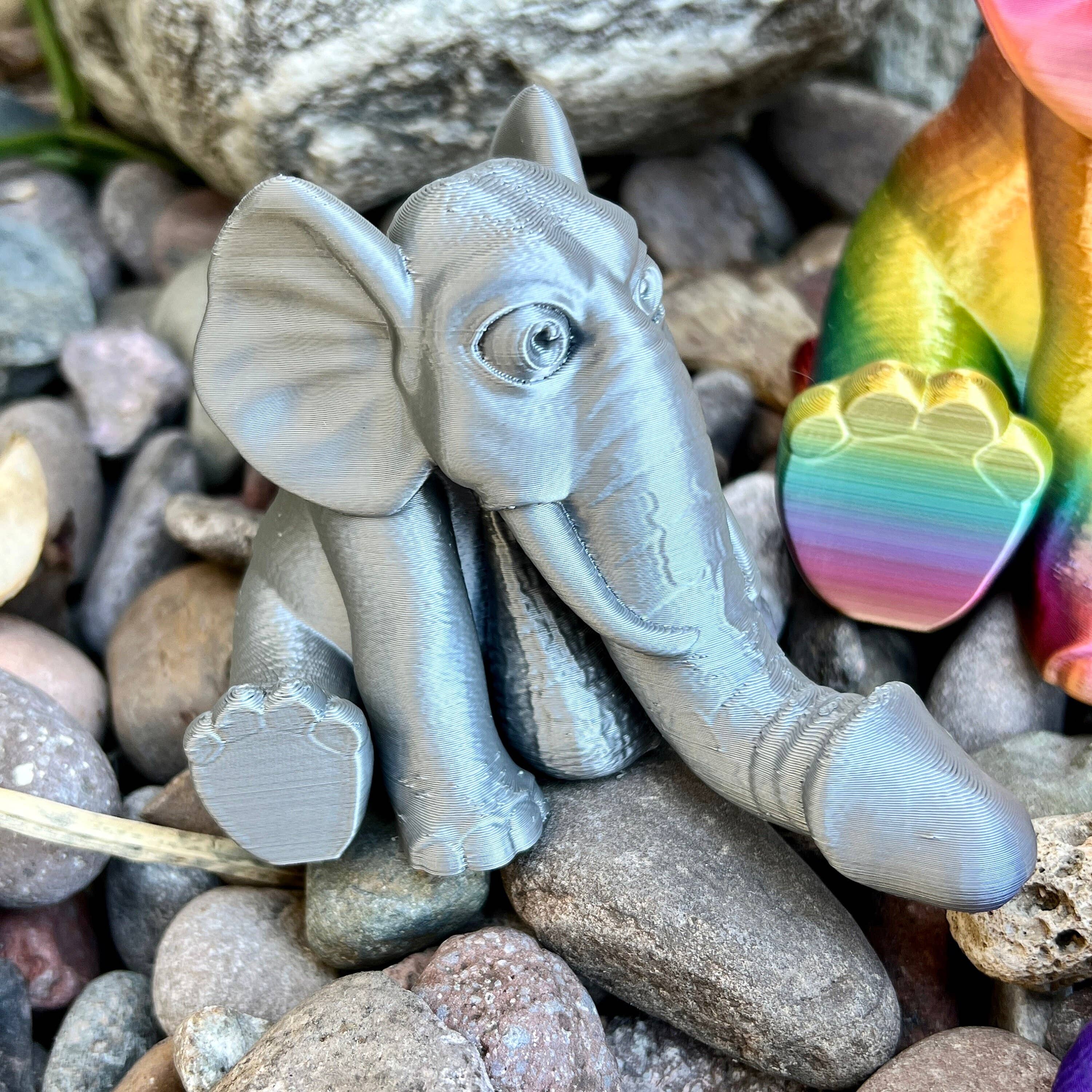 NumanPrints - Venta al por mayor Regalo de broma/detalle - Polla de elefante Angry Inch Dick impresa en 3D para adultos7