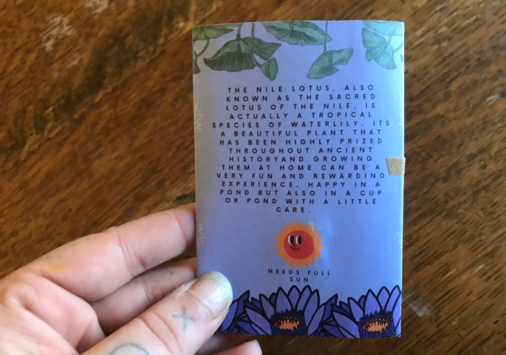 lotusleafaltars - Wholesale Plant Seeds - Easy Grow Blue Lotus Waterlily Seed Pack, Rare Aquatic Plant4