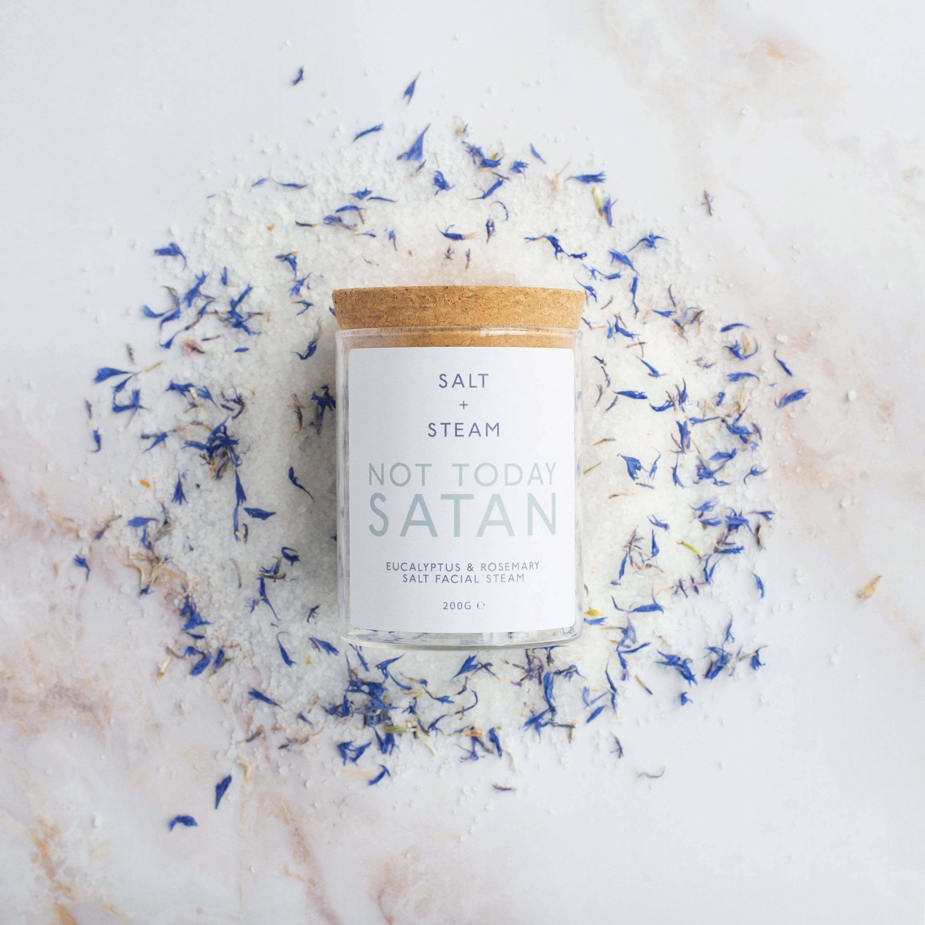 Salt + Steam – wholesale Facial steam – Not Today, Satan - Eucalyptus Facial Steam 50g & 200g1