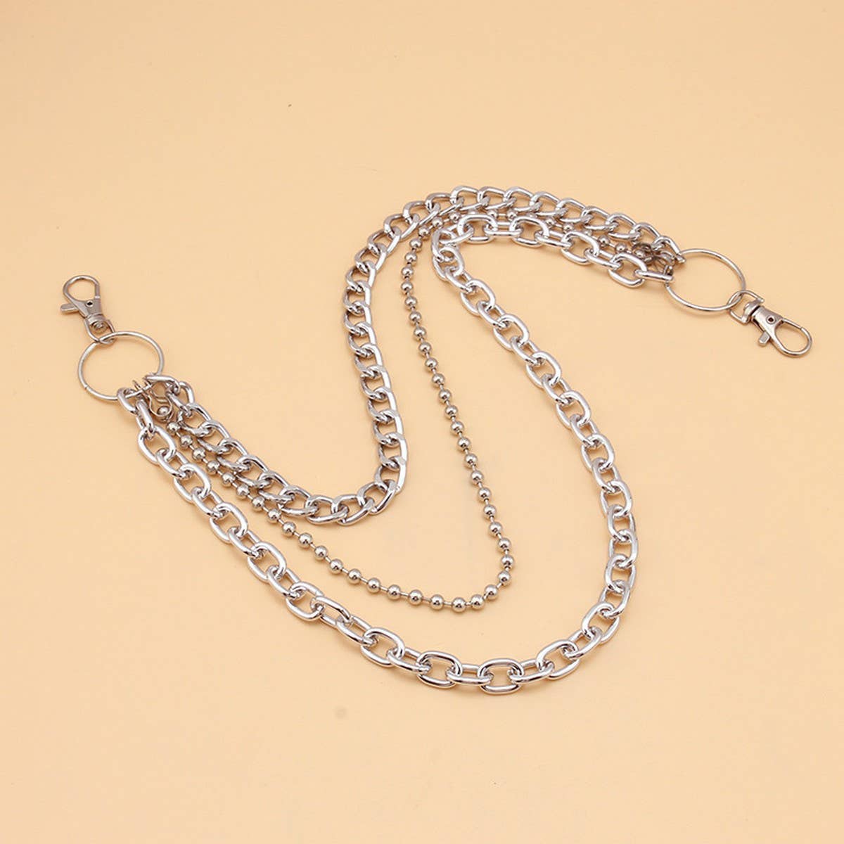 TYPE  MINIMALIST RETRO HIP HOP PANTS CHAIN_CWMM0671 for wholesale on Faire5