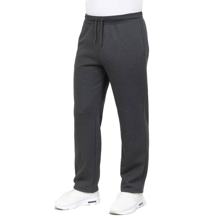 Galaxy By Harvic - Wholesale Athletic Sweatpants/Joggers - Men's - Men's Classic Heavyweight Fleece Sweatpants with Open Bottom3