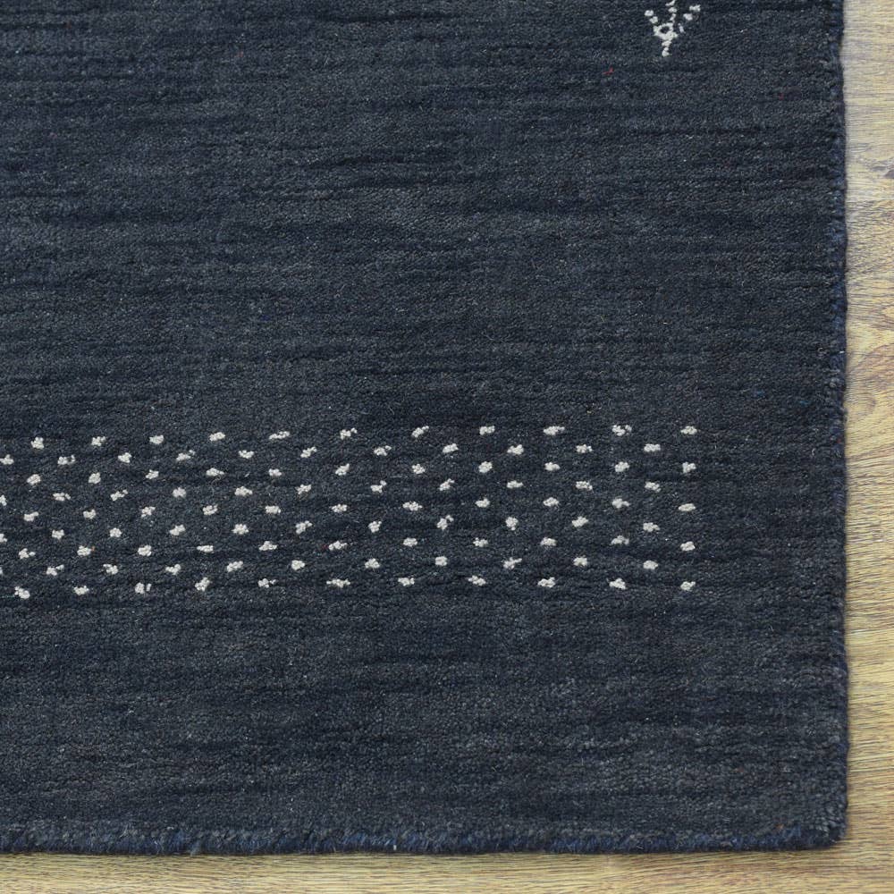 Get My Rugs - Wholesale Area Rug - Hand Knotted Loom Area Rug Charcoal L005154