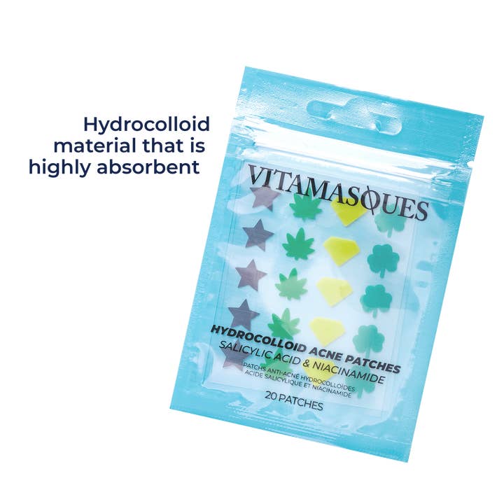 Vitamasques US - Wholesale Acne/Hydrocolloid Patch - Hydrocolloid Acne Patches Salicylic & Niacinamide4