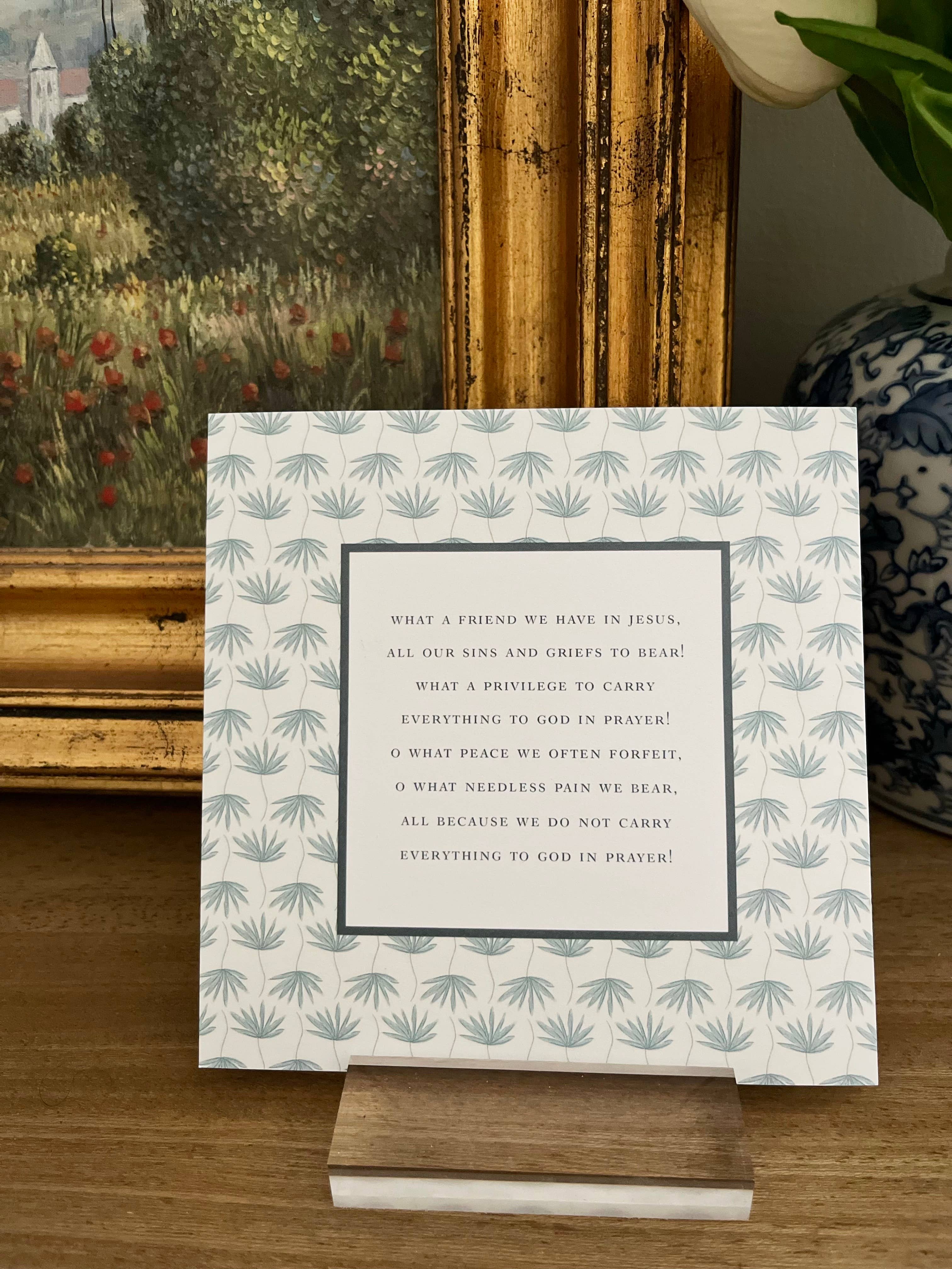 Lilypad Design Co. - Wholesale Stationery/Notecard Set - Palm Hymn Cards1