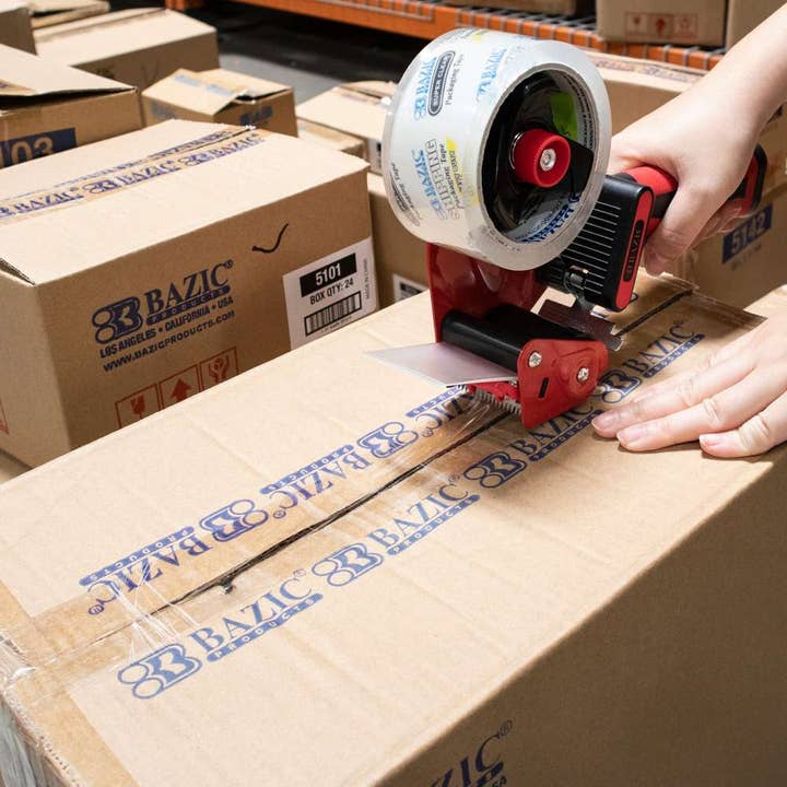 Luna Office Supply - Everyday Essential - Wholesale Tape - Heavy Duty Super Clear Packing Tape 1.88" x 54.6 Yards4