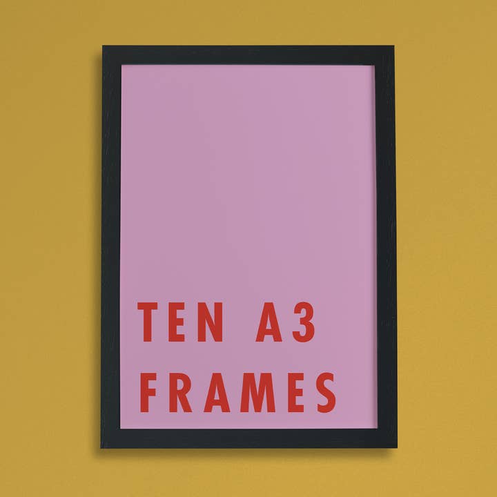 Wooden Picture Frames - A3 for wholesale by Bookishly (No US Import Fees)