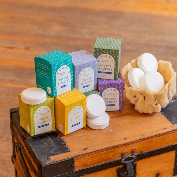 Old Whaling Company - Wholesale Shower Steamer/Bomb - Spearmint & Eucalyptus Shower Steamers