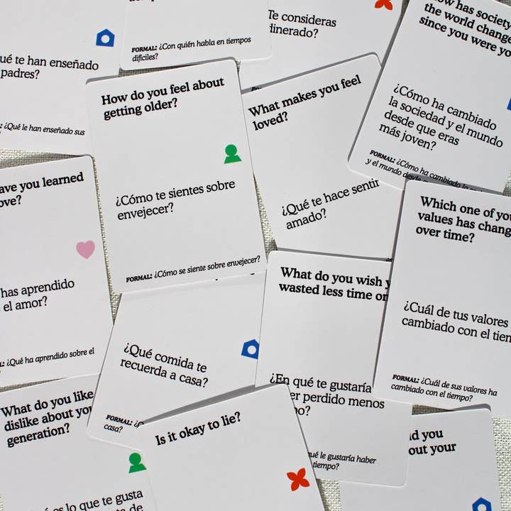 Hija De Tu Madre – Jogo de cartas por atacado – Jogo de Cartão de Conversa Bilingue Preguntas3