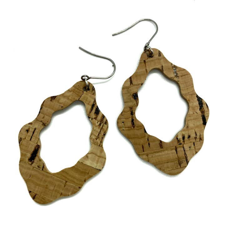 Basic Cork Scallop for wholesale by The Pink Antler Accessory Co.