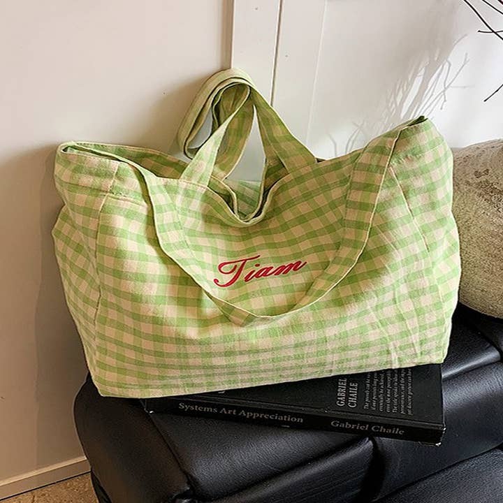 CANVAS BAG KOREAN LAZY STYLE LARGE CAPACITY BAG_CWAB4898 and other Purchase Wholesale lazy bag. Free Returns & Net 60 Terms on Faire trending on Faire.