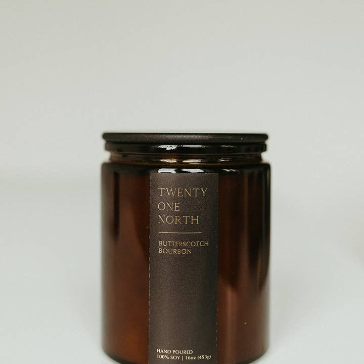Twenty One North Candle co - Wholesale Pot/gevulde kaars - Butterscotch Bourbon Kaarsgeur0