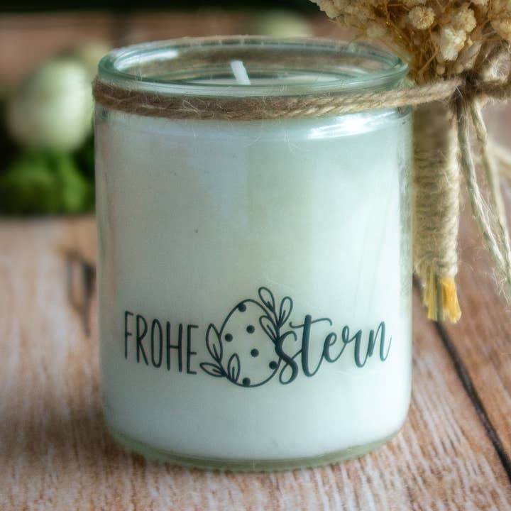 Osterkerze Frohe Ostern, Osterei für den Großhandel von Emma's Summer