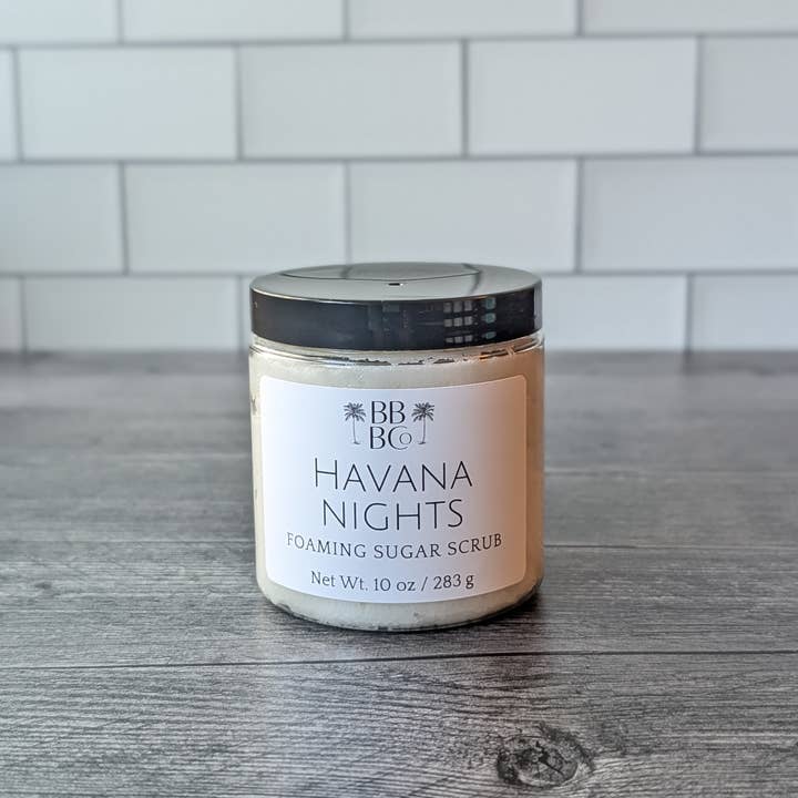 Beachy Bubbles Bath Co - Wholesale Body Scrub/Exfoliant - Men's - Havana Nights Men's Body Scrub3
